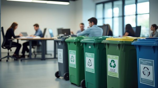 Pourquoi installer plusieurs poubelles de tri dans une entreprise