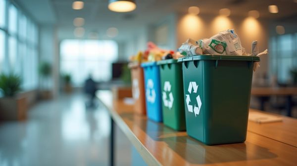 Pourquoi installer plusieurs poubelles de tri dans une entreprise